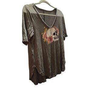 Torrid Super Soft Gray Knit Top